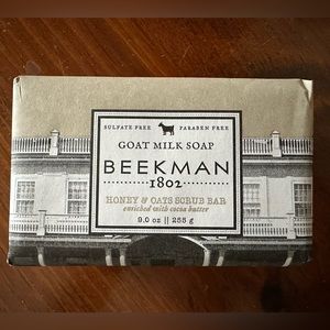 Beekman 1802 Honey & Oats Scrub Goat Milk Soap 9 oz